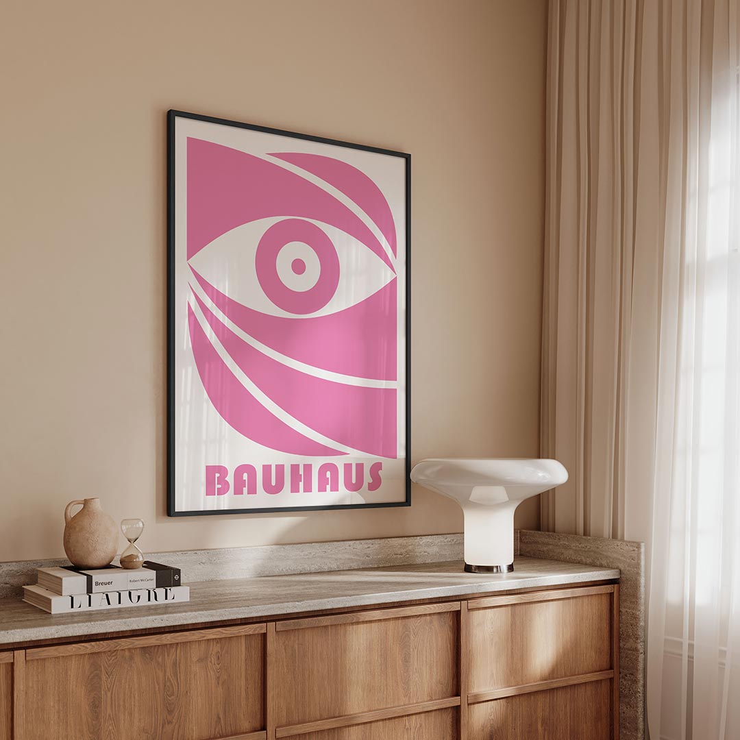 Oog en lijnen Poster