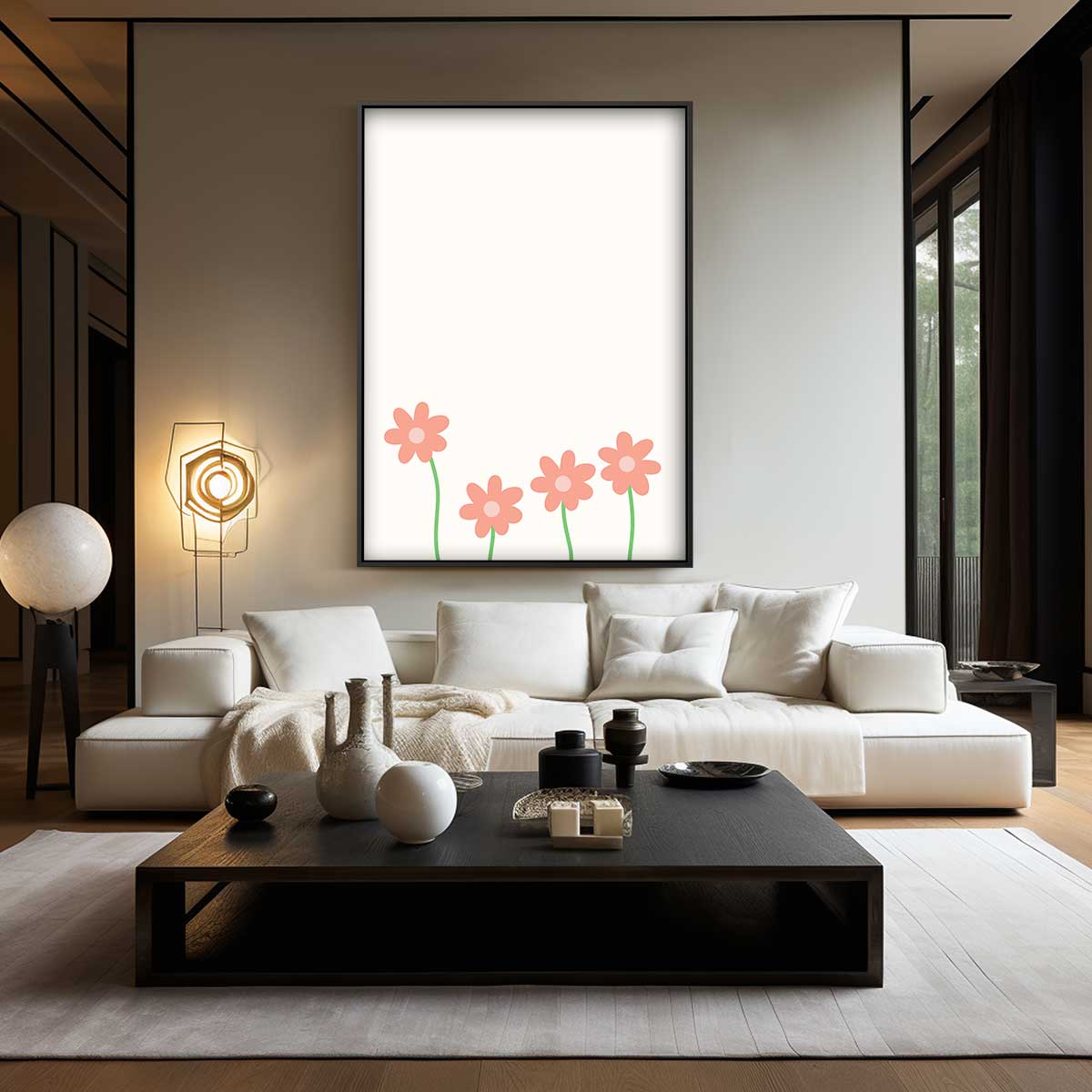 Bloemenpracht Kunstwerk-canvas-dibond-plexiglas-wanddecoratie-WallArtistic