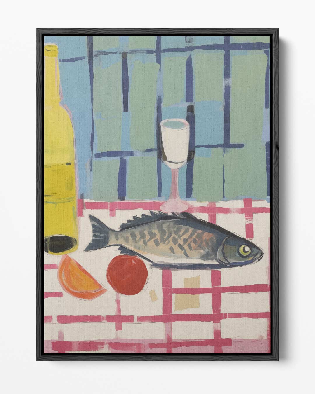 Mediterrane Tafereel Kunstwerk-canvas-dibond-plexiglas-wanddecoratie-WallArtistic