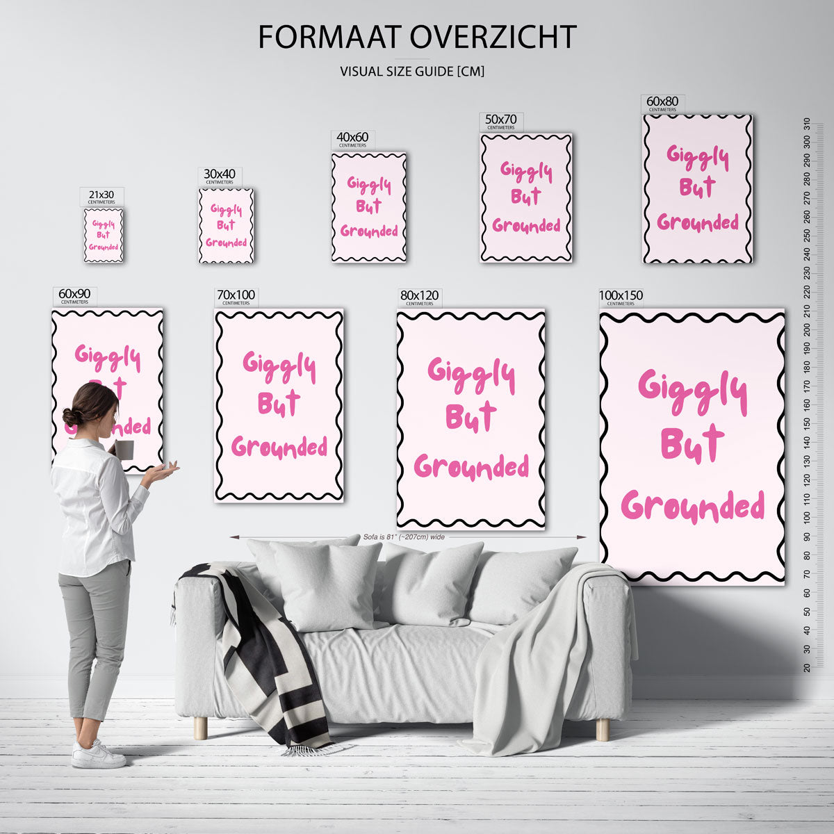 Giggly but grounded Poster