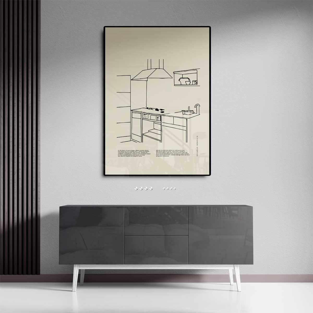 Keukenverhalen Illustratie Kunstwerk-canvas-dibond-plexiglas-wanddecoratie-WallArtistic
