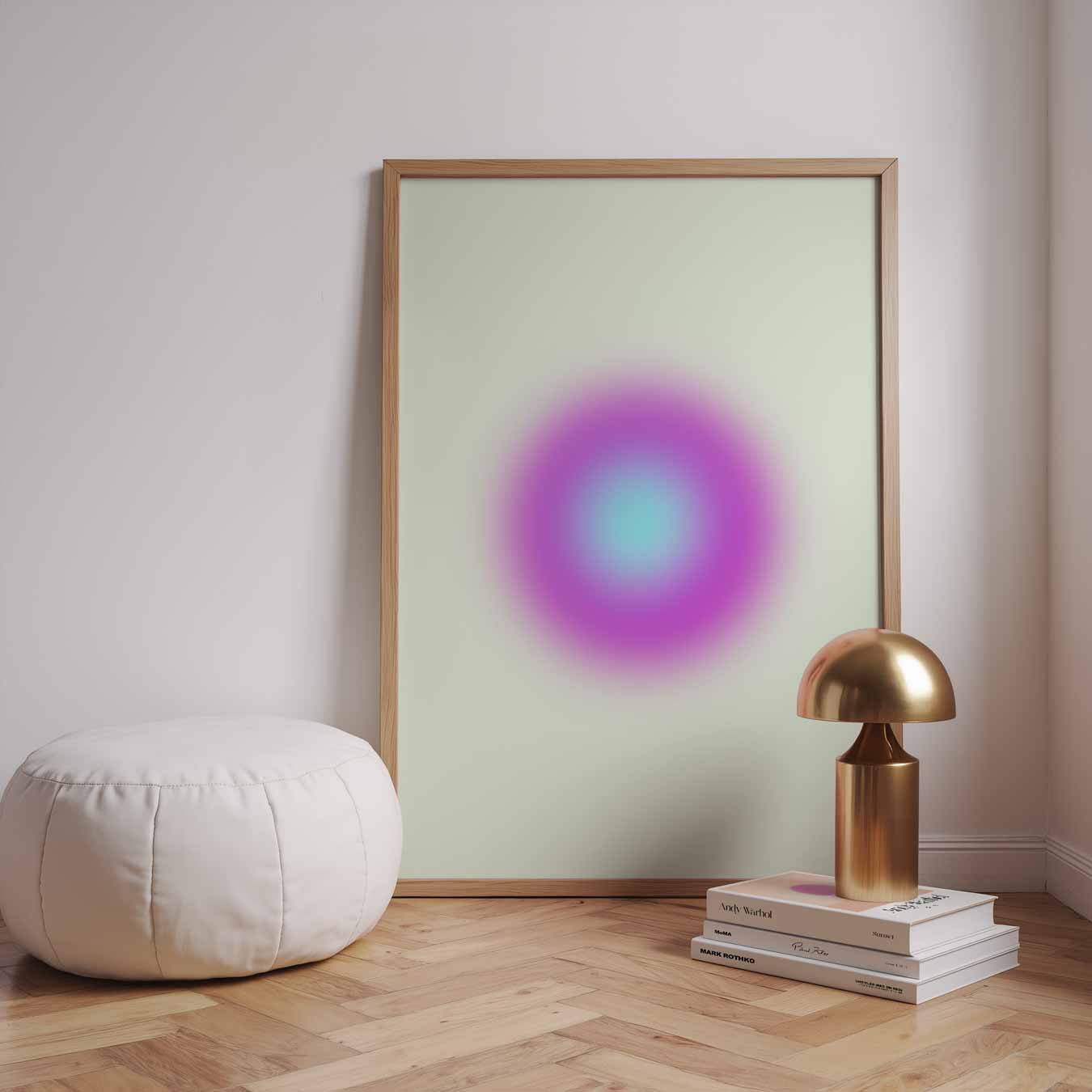Zachte Regenboog Vibes Poster
