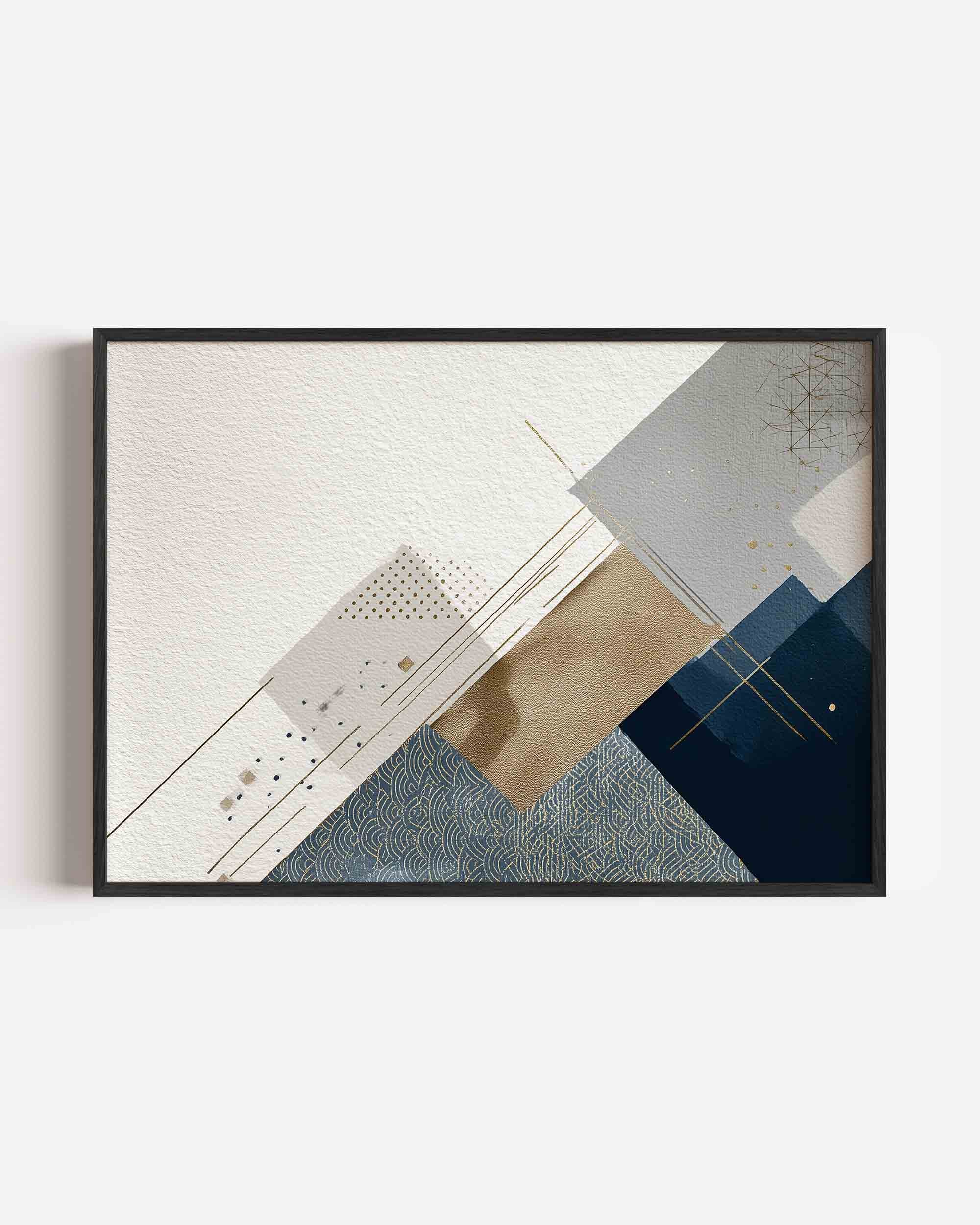 Abstracte vormen Poster