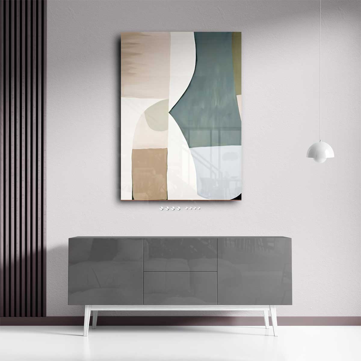 Harmonieuze Abstractie Kunstwerk-canvas-dibond-plexiglas-wanddecoratie-WallArtistic