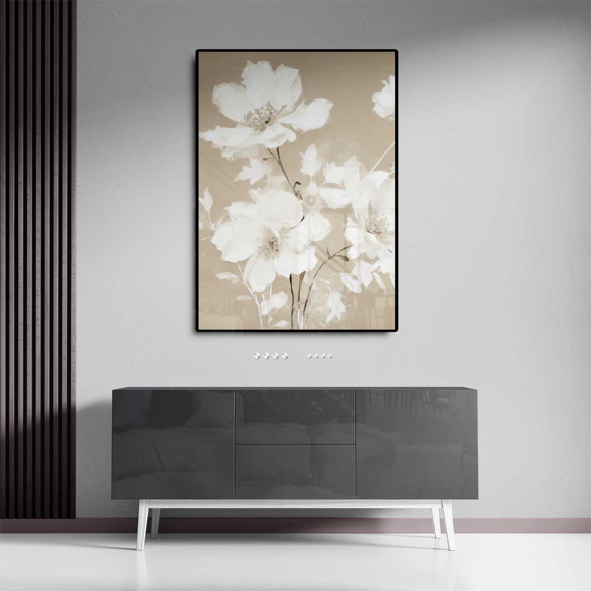 Zachte Bloemen Droom Kunstwerk-canvas-dibond-plexiglas-wanddecoratie-WallArtistic