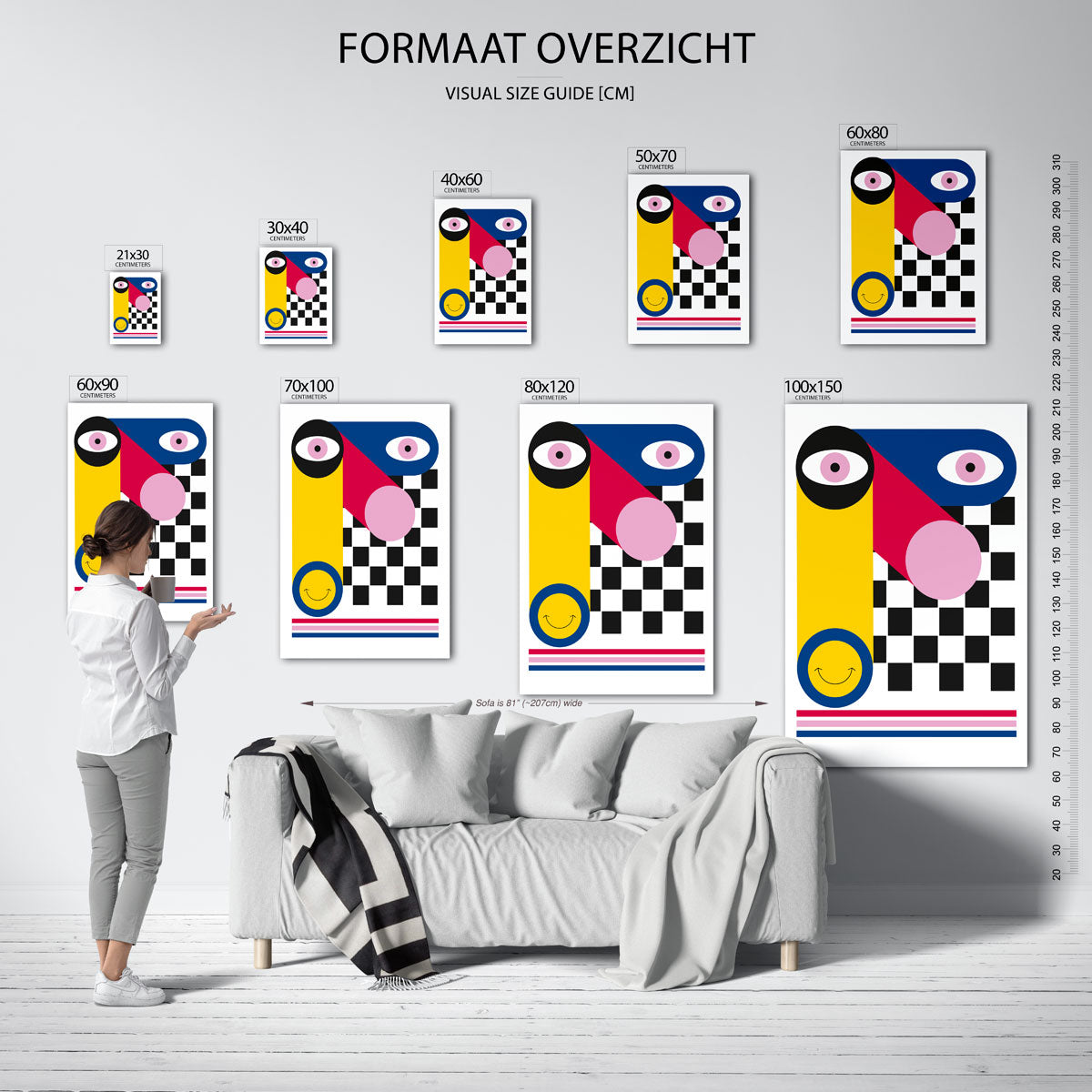 Vormen en vlakken Poster