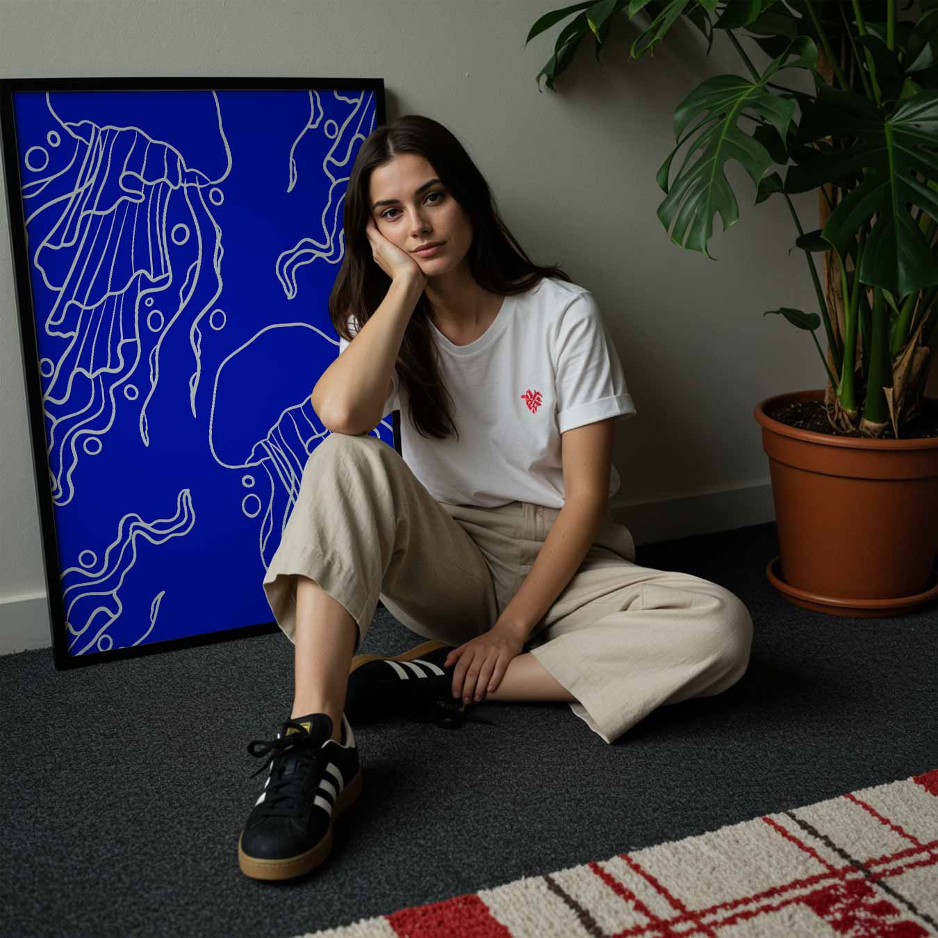 Sierlijke Kwallen Poster-WallArtistic