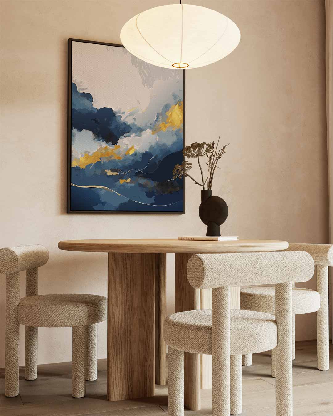 Dromerig Hemellandschap Kunstwerk-canvas-dibond-plexiglas-wanddecoratie-WallArtistic