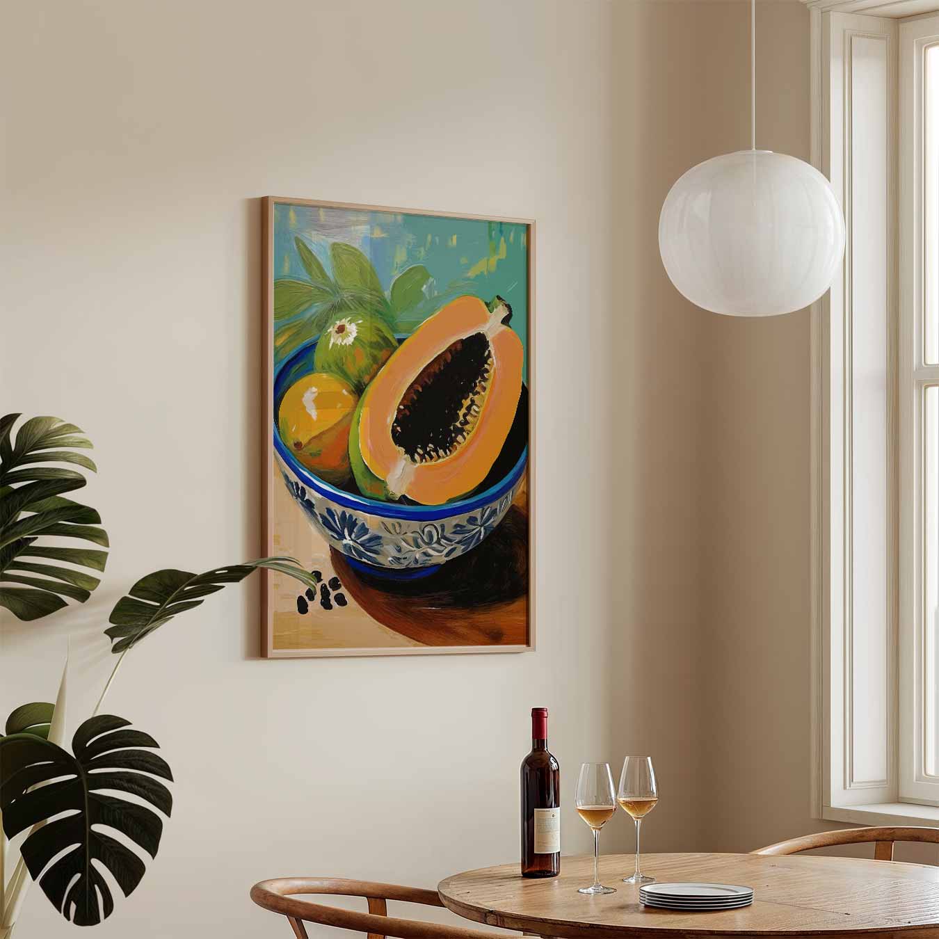 Tropisch Fruit Stilleven Poster