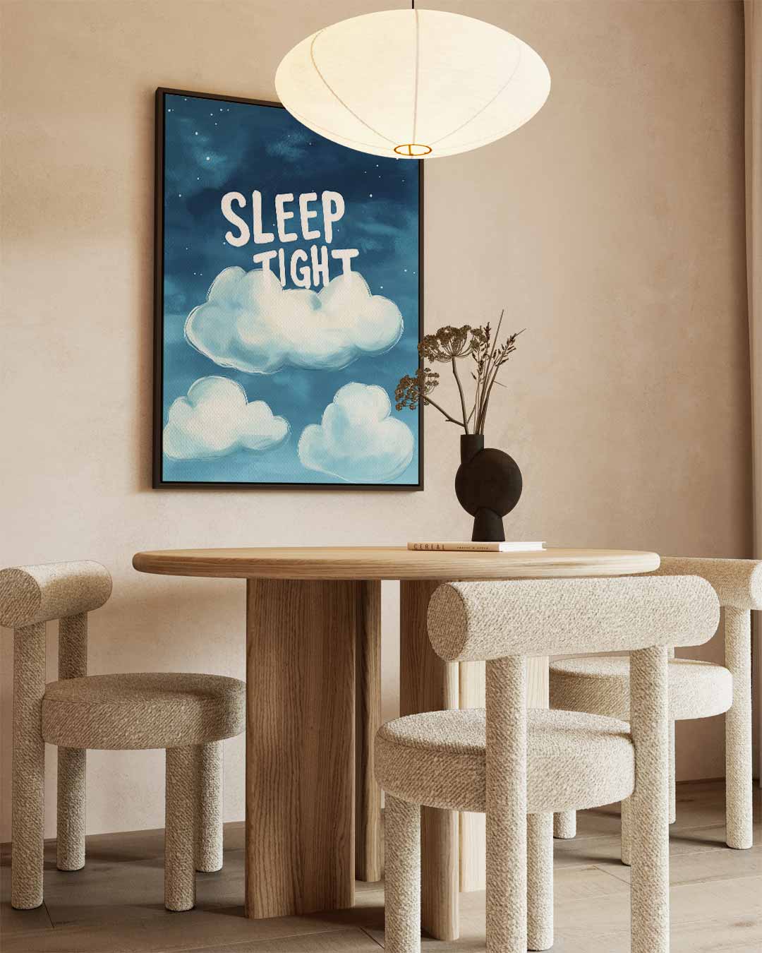 Dromerige Nacht Hemel Kunstwerk-canvas-dibond-plexiglas-wanddecoratie-WallArtistic