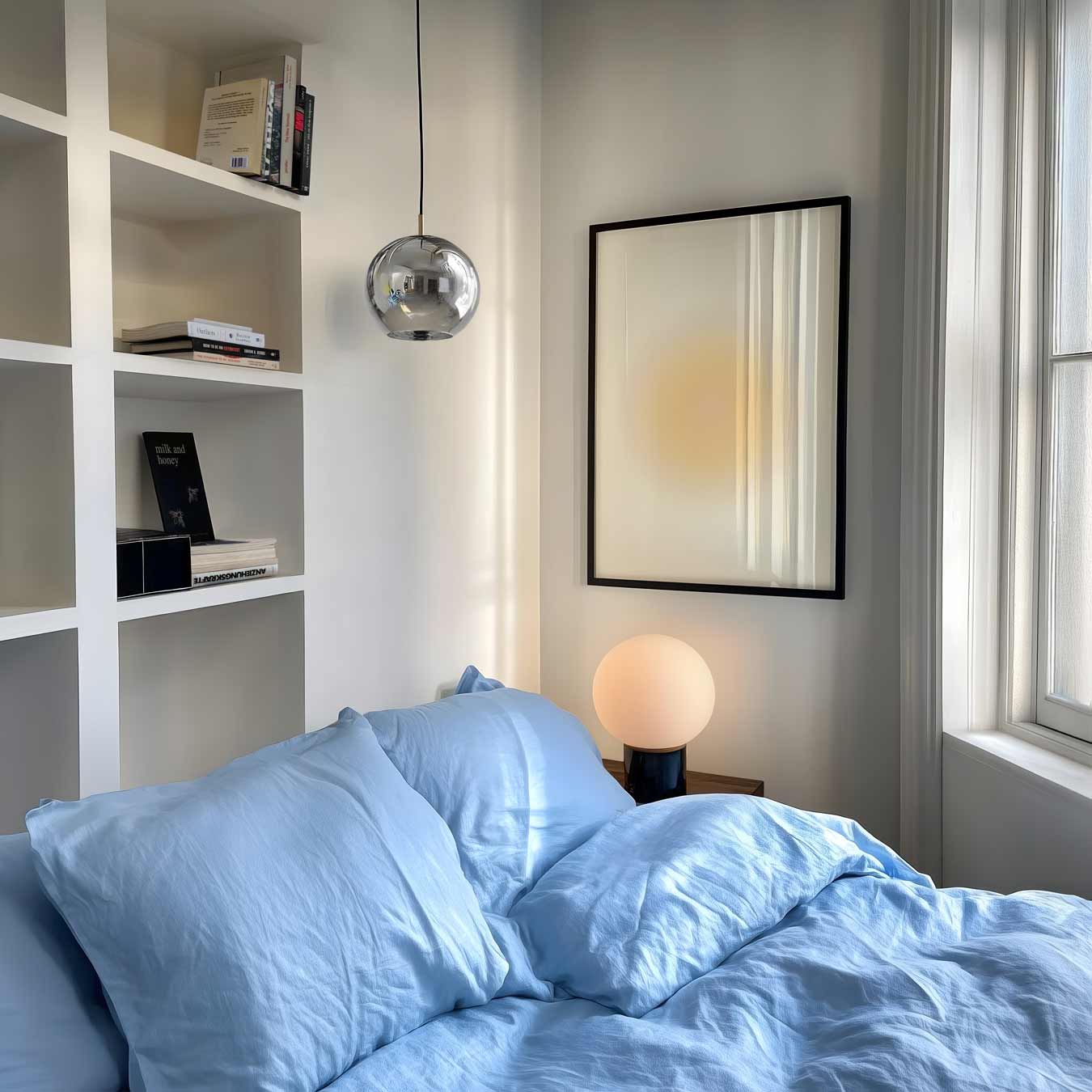 Zonnige Zonsondergang Poster-WallArtistic