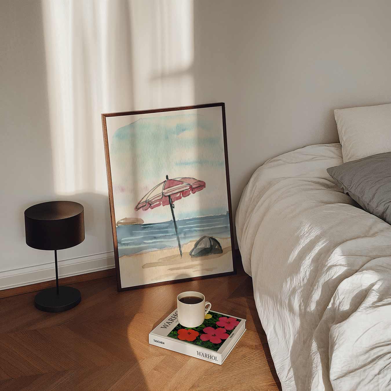 Zomerse Stranddag Poster-WallArtistic