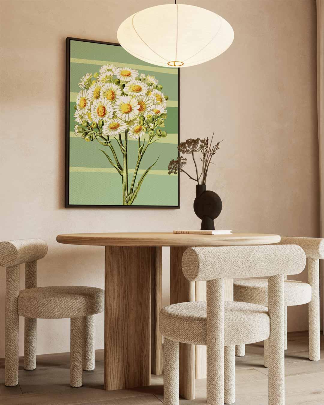 Frisse Margrietjes in de Herfst Kunstwerk-canvas-dibond-plexiglas-wanddecoratie-WallArtistic