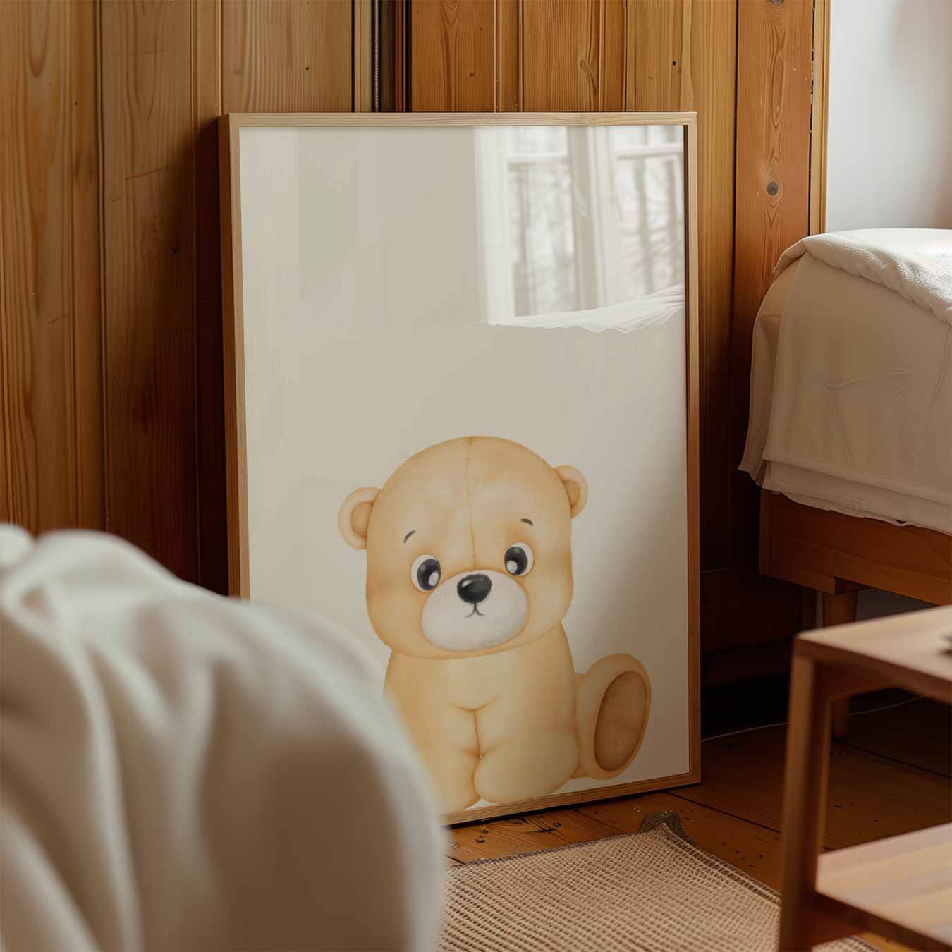 Schattige Beer Kinderkamer Poster