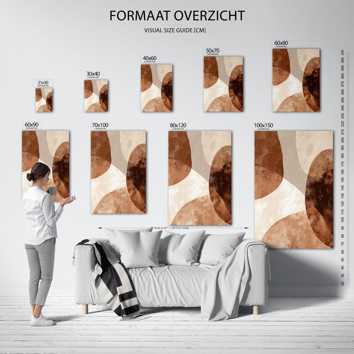 Abstracte vormen Poster