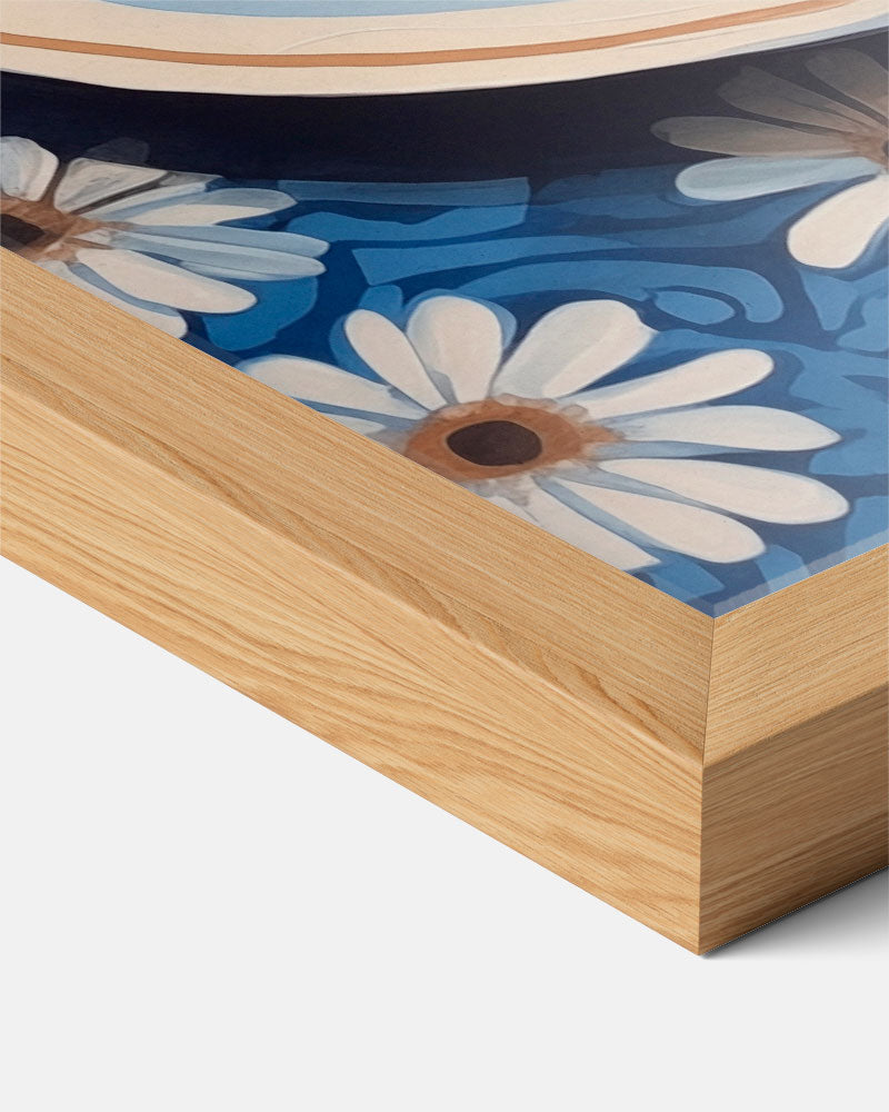 Bloemige Theepot Droom Poster-WallArtistic