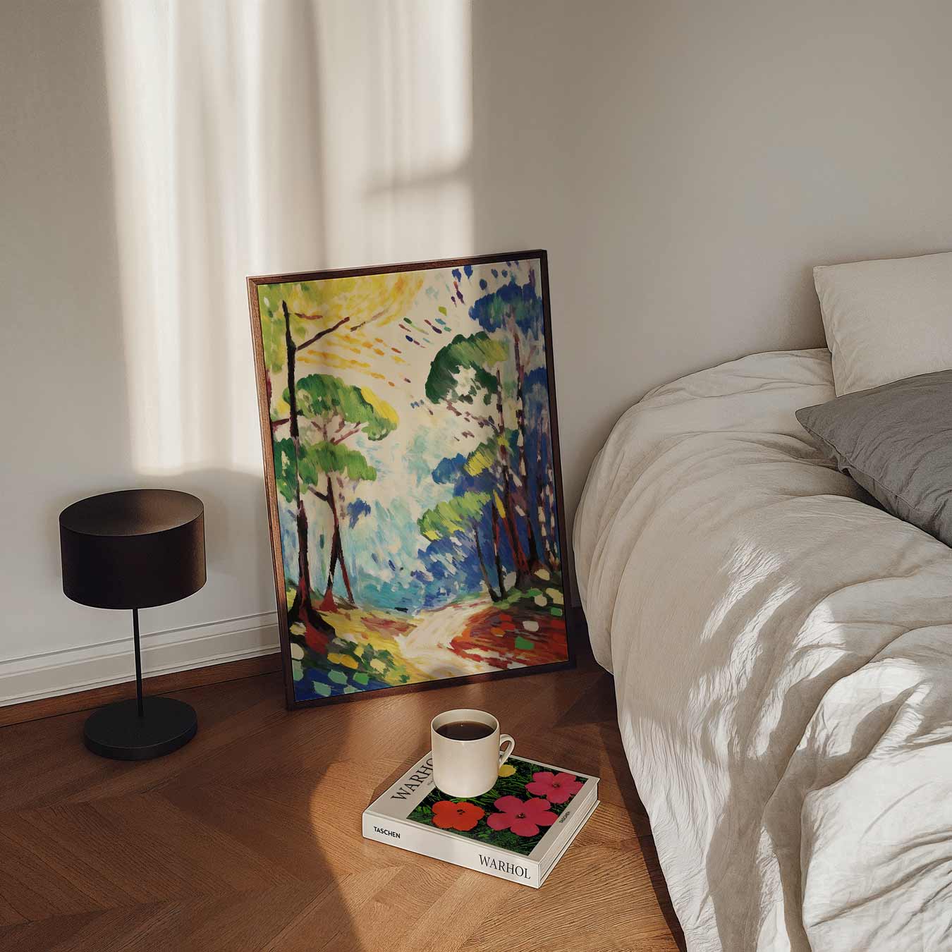 Dromerig Boslandschap Poster-WallArtistic