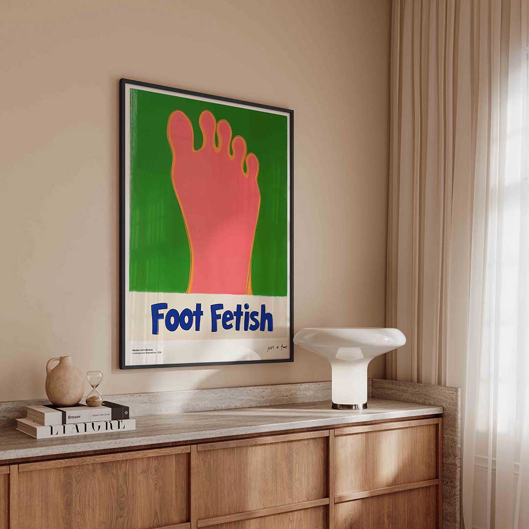Voetafdruk Poster