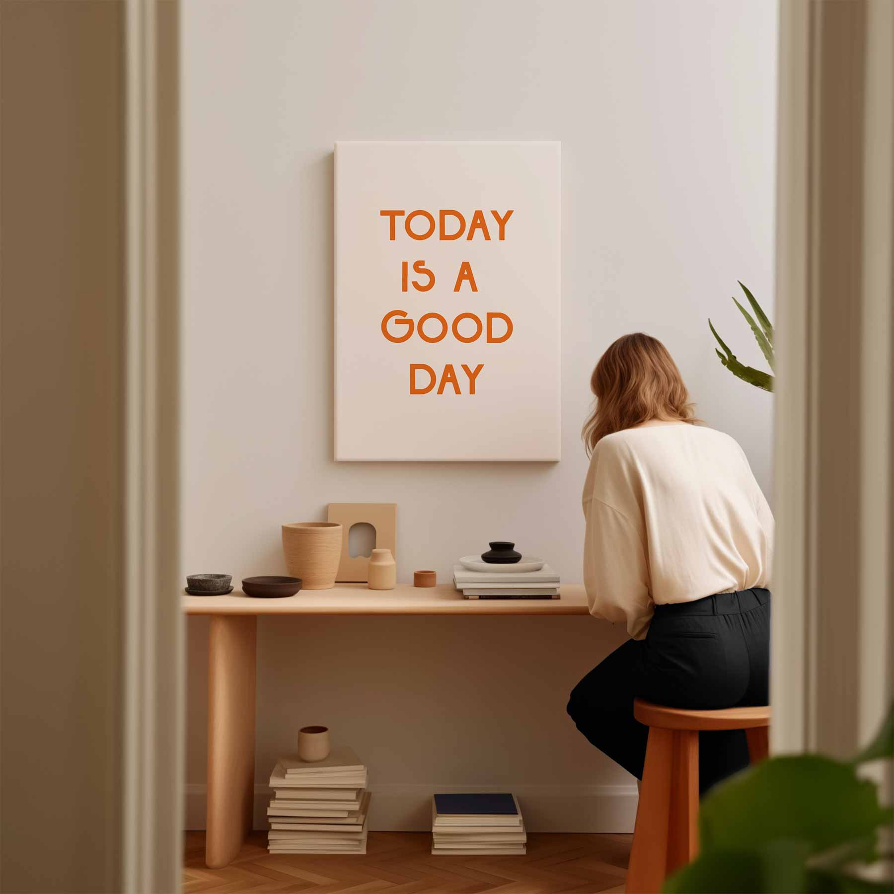 Optimistische Dag Kunstwerk-canvas-dibond-plexiglas-wanddecoratie-WallArtistic