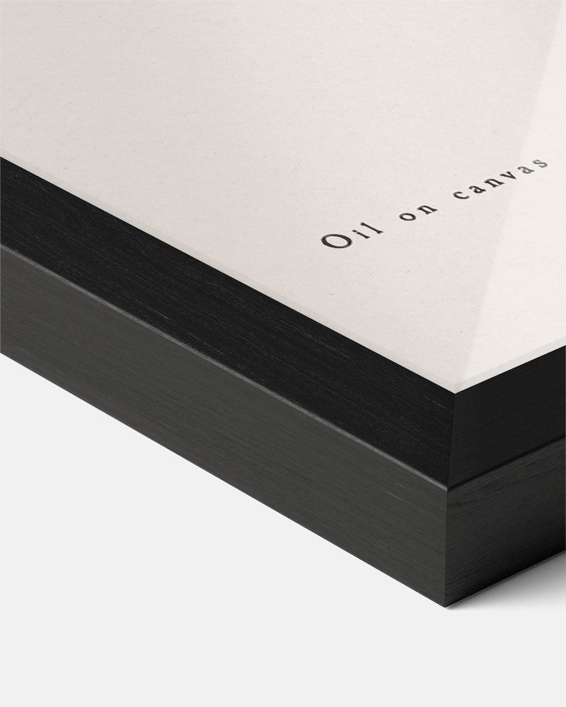 Minimalistische Zwart-Wit Kunstposter-WallArtistic