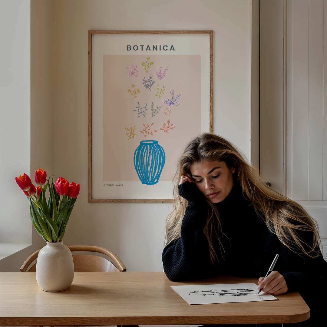 Botanica Bloemenvazen Poster-WallArtistic
