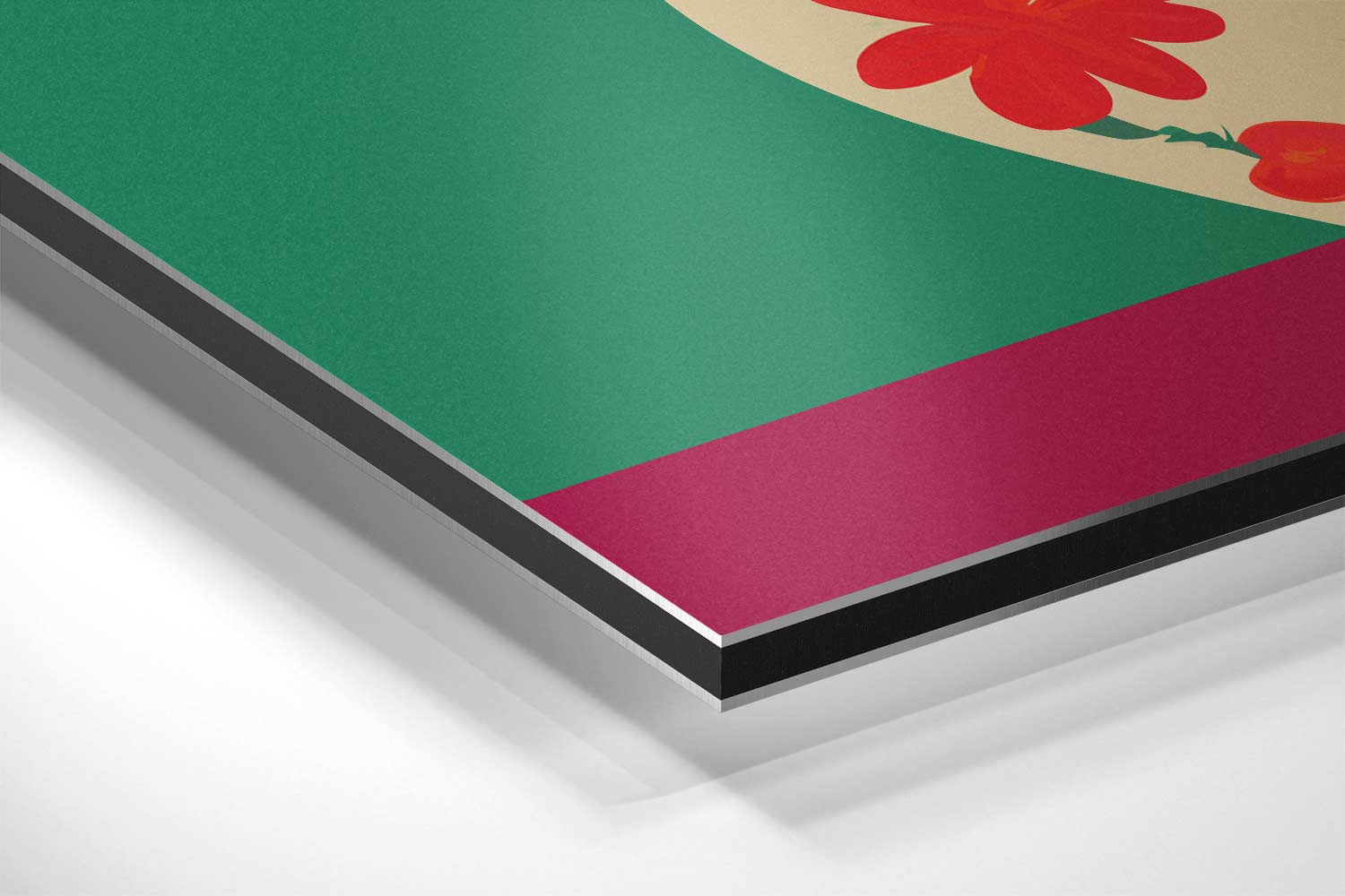 Bloemrijke Kleurenpracht Kunstwerk-canvas-dibond-plexiglas-wanddecoratie-WallArtistic