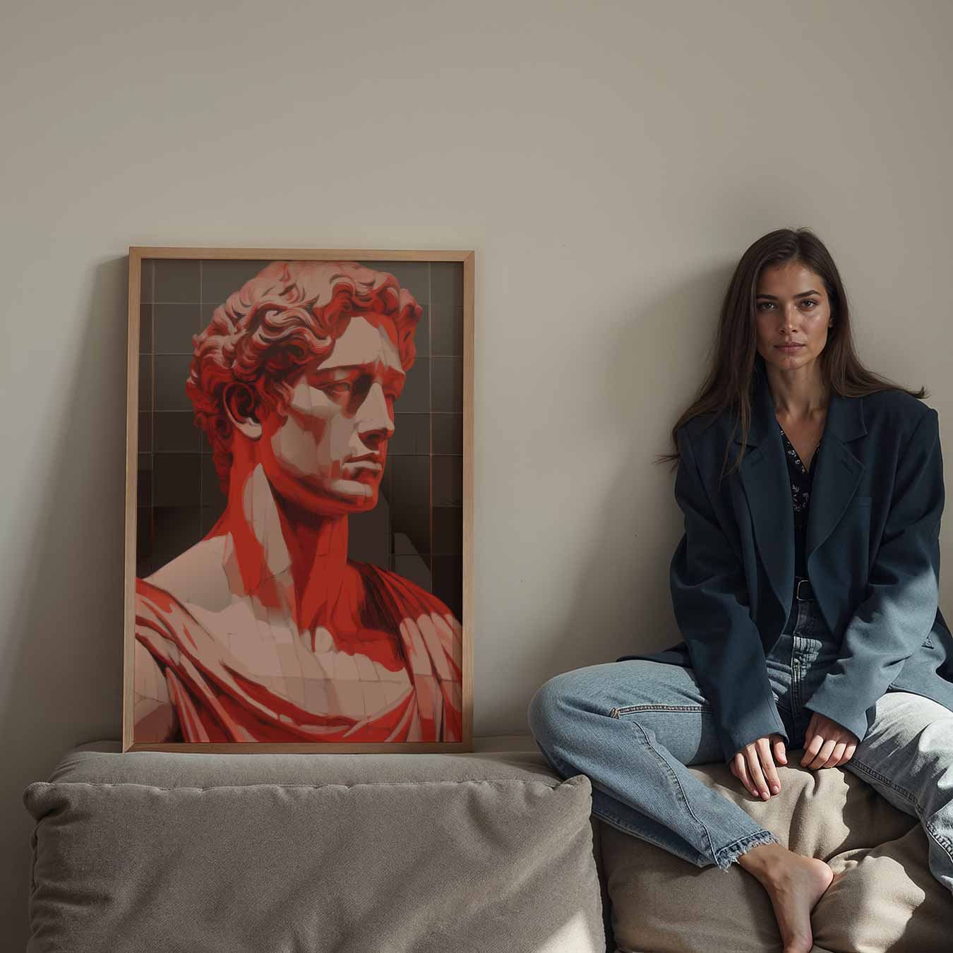 Klassieke Buste Art Poster-WallArtistic