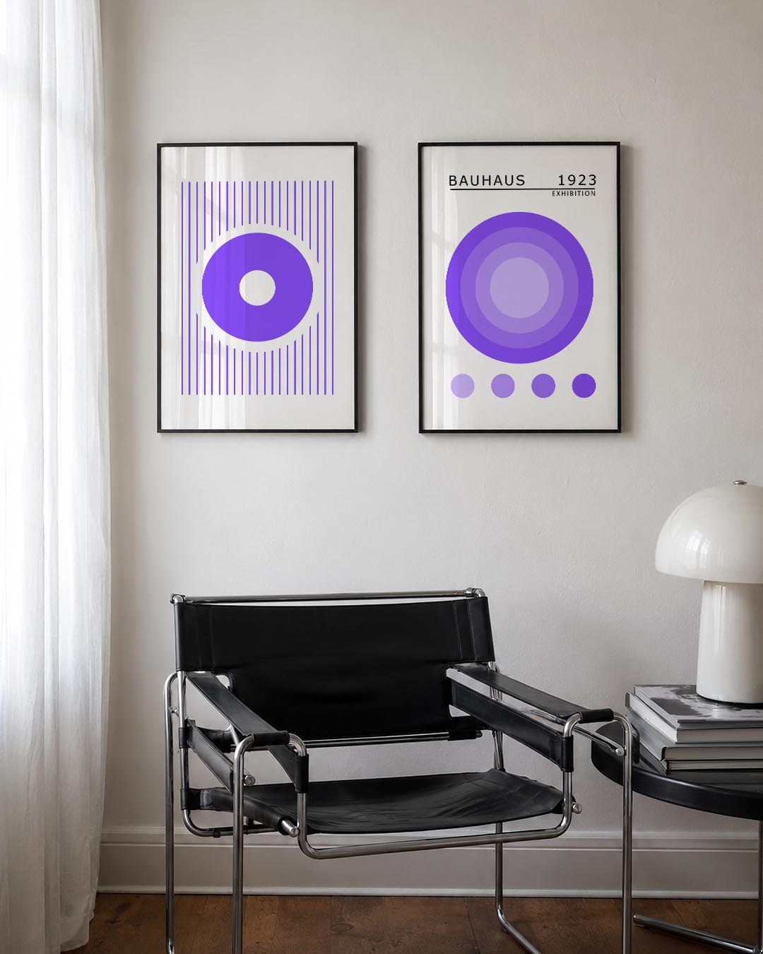 Cirkel en lijnen Posterset