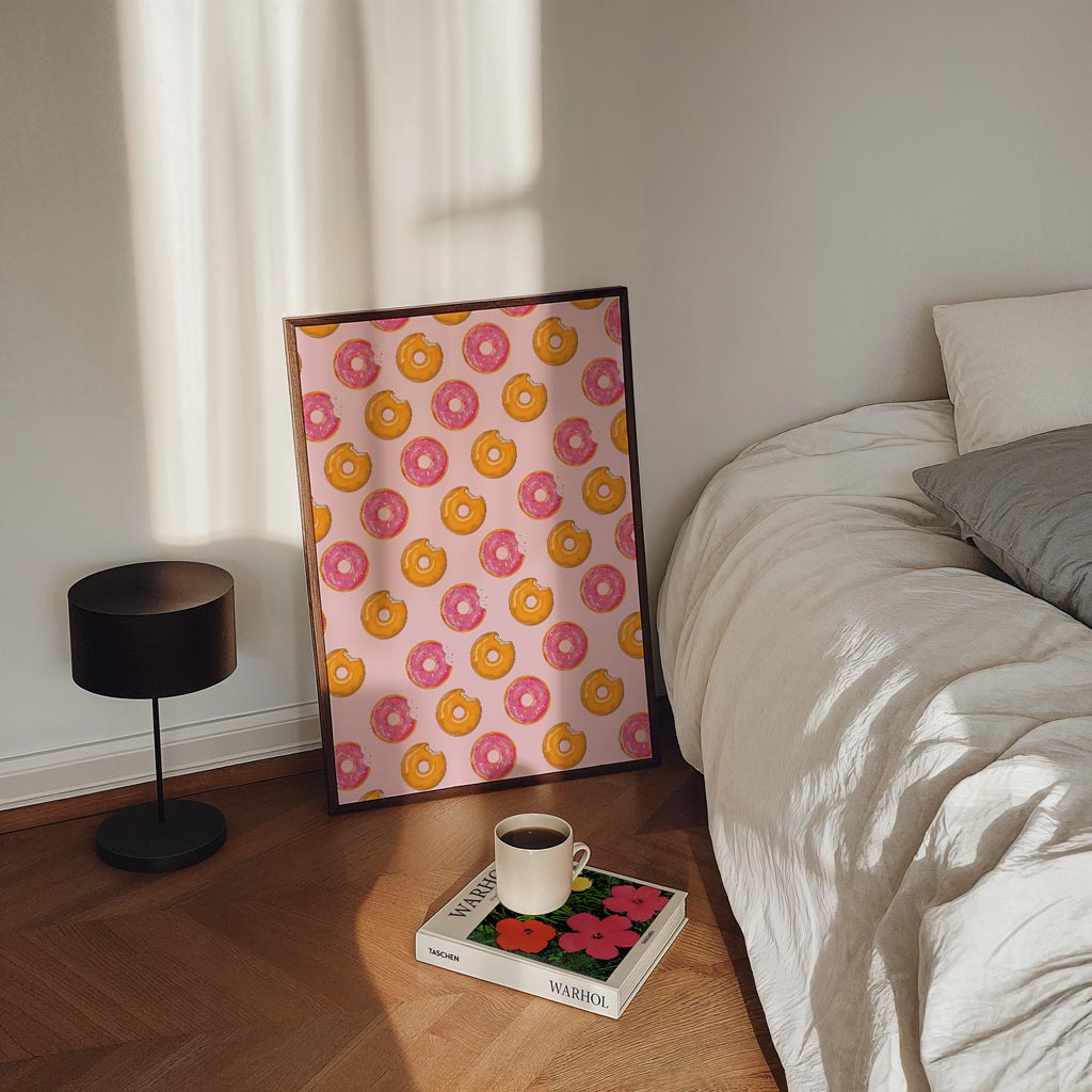 Smakelijke Donut Herhalingsposter