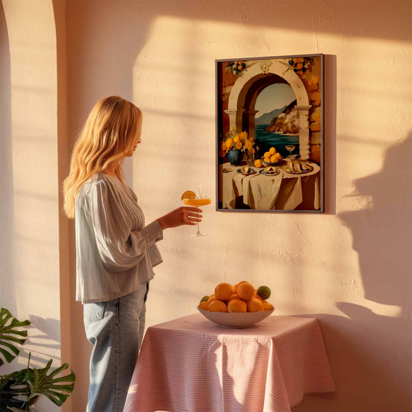 Mediterrane Droomlandschap Poster