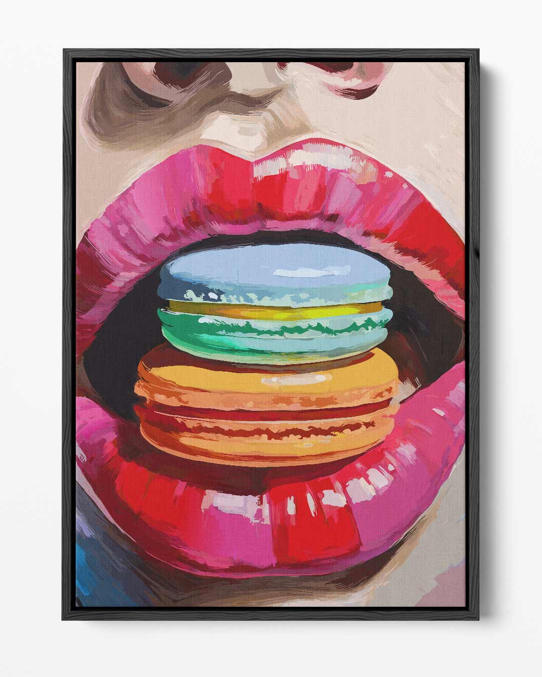 Kleurrijke Beleving van Smaak Kunstwerk-canvas-dibond-plexiglas-wanddecoratie-WallArtistic