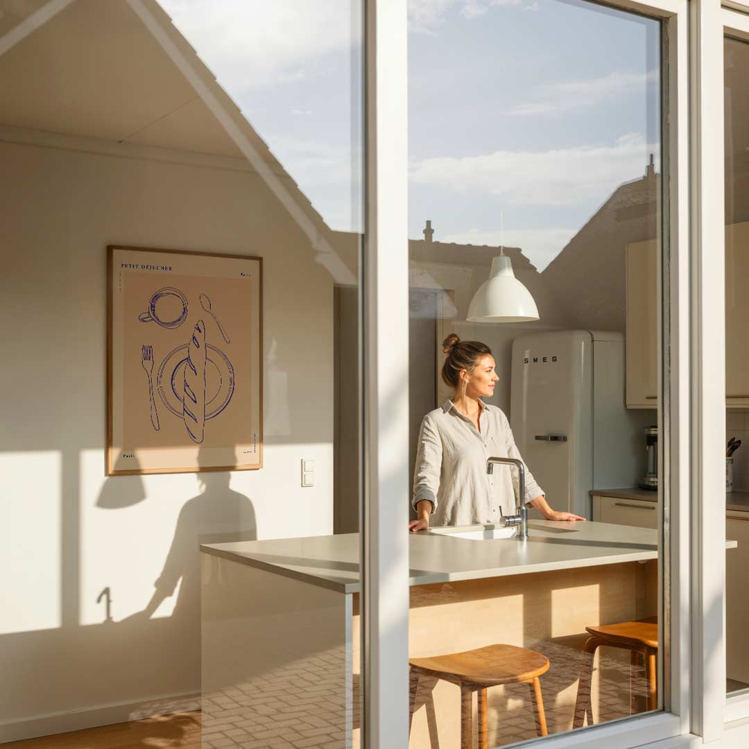 Stijlvolle Petit Déjeuner Poster-WallArtistic