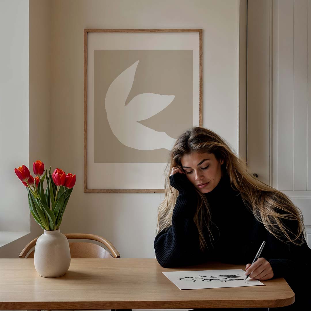 Zachte Neutraliteit Plant Poster-WallArtistic