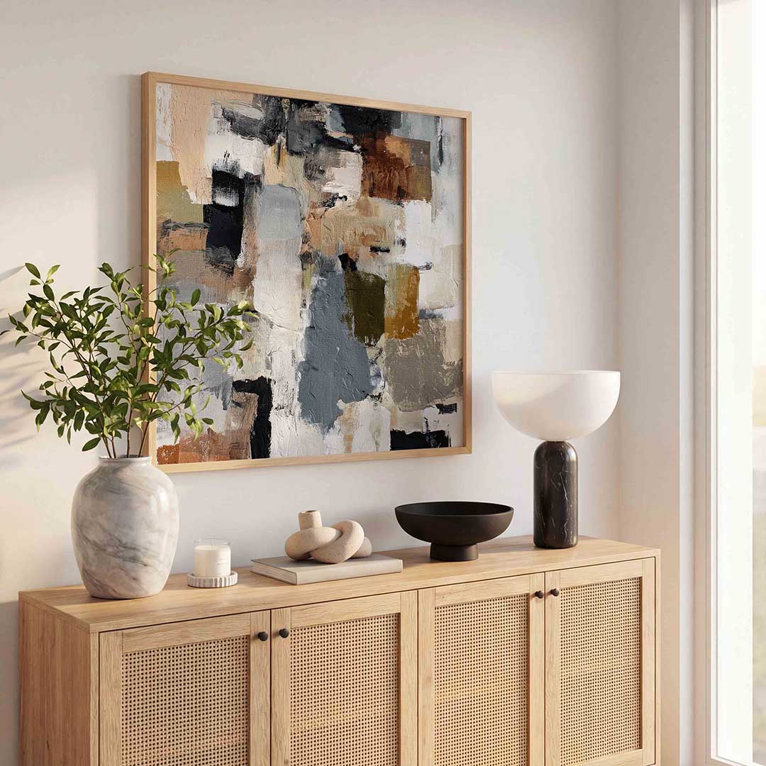 Abstracte vormen Poster