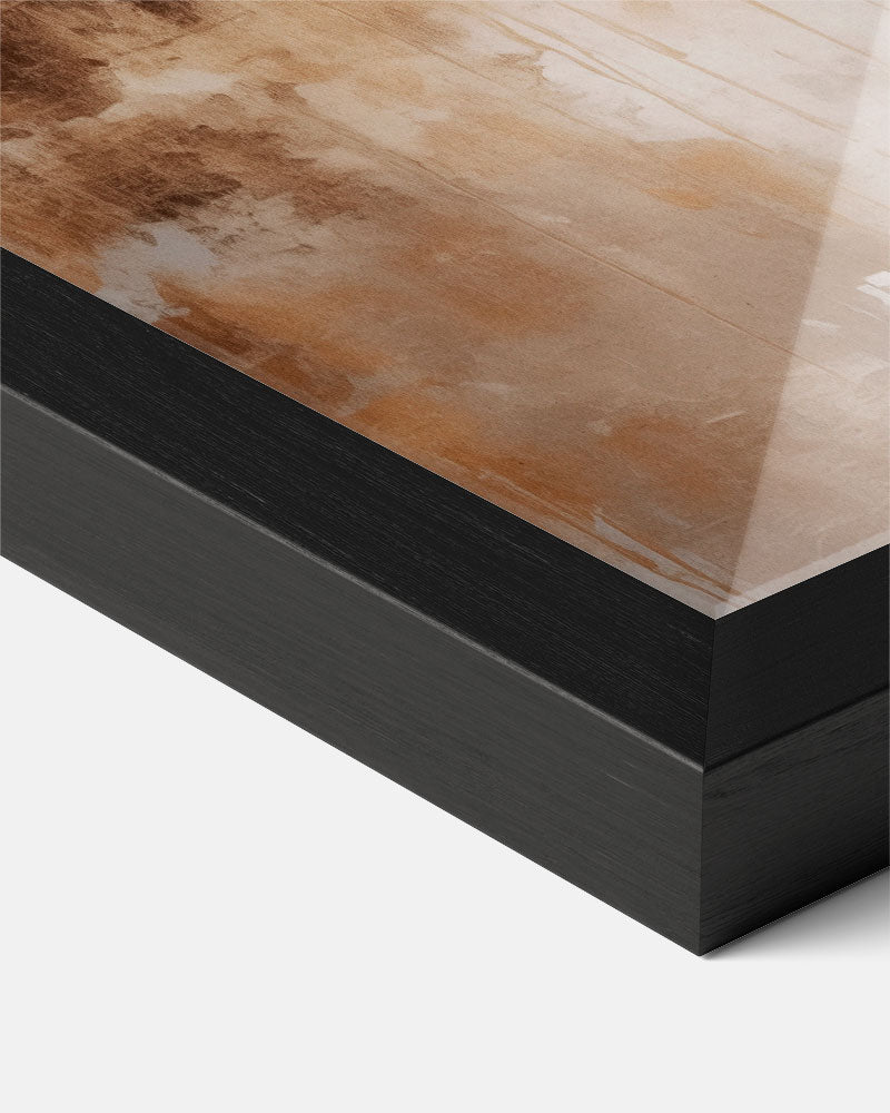 Luxe Abstracte Gouden Poster-WallArtistic
