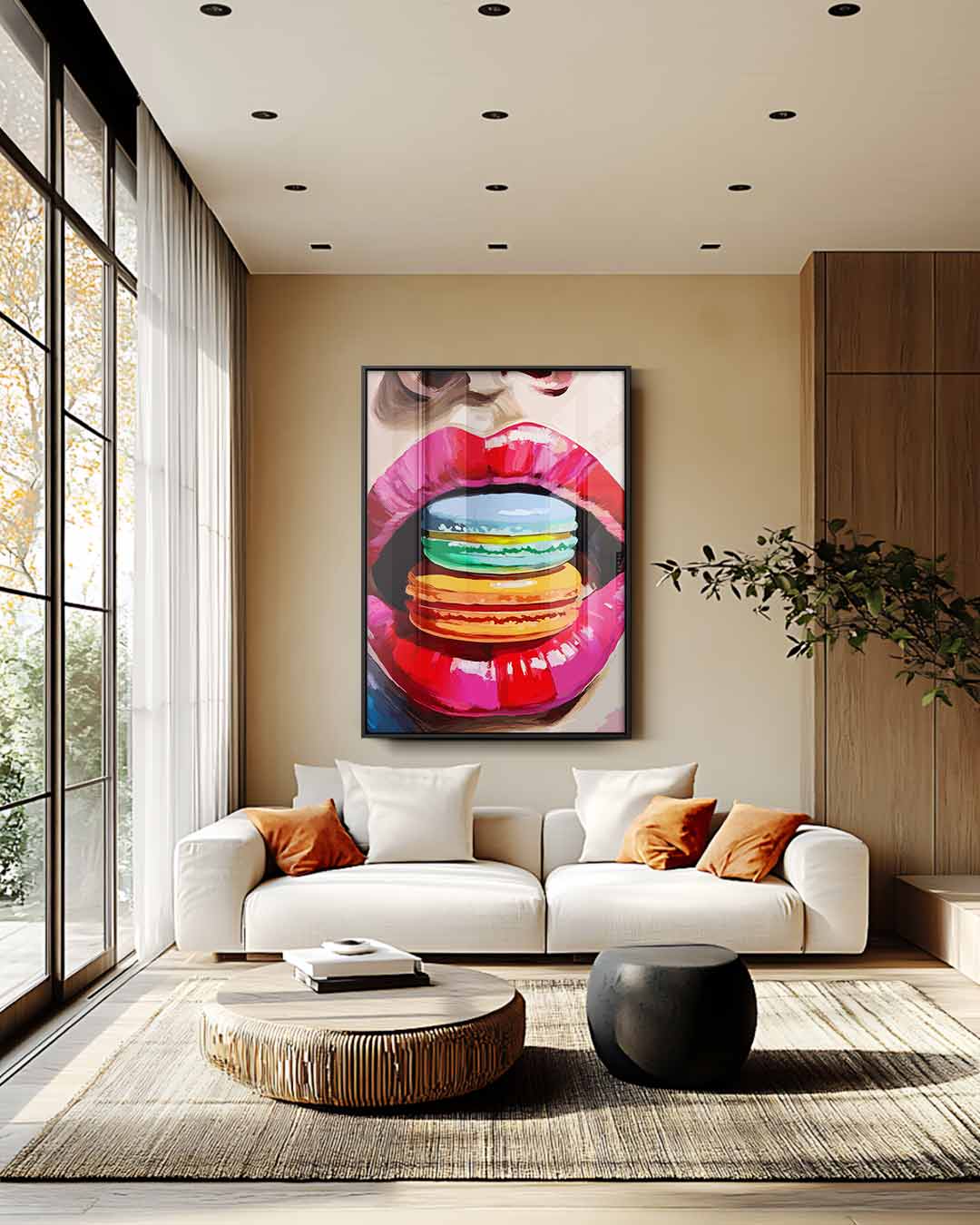 Kleurrijke Beleving van Smaak Kunstwerk-canvas-dibond-plexiglas-wanddecoratie-WallArtistic