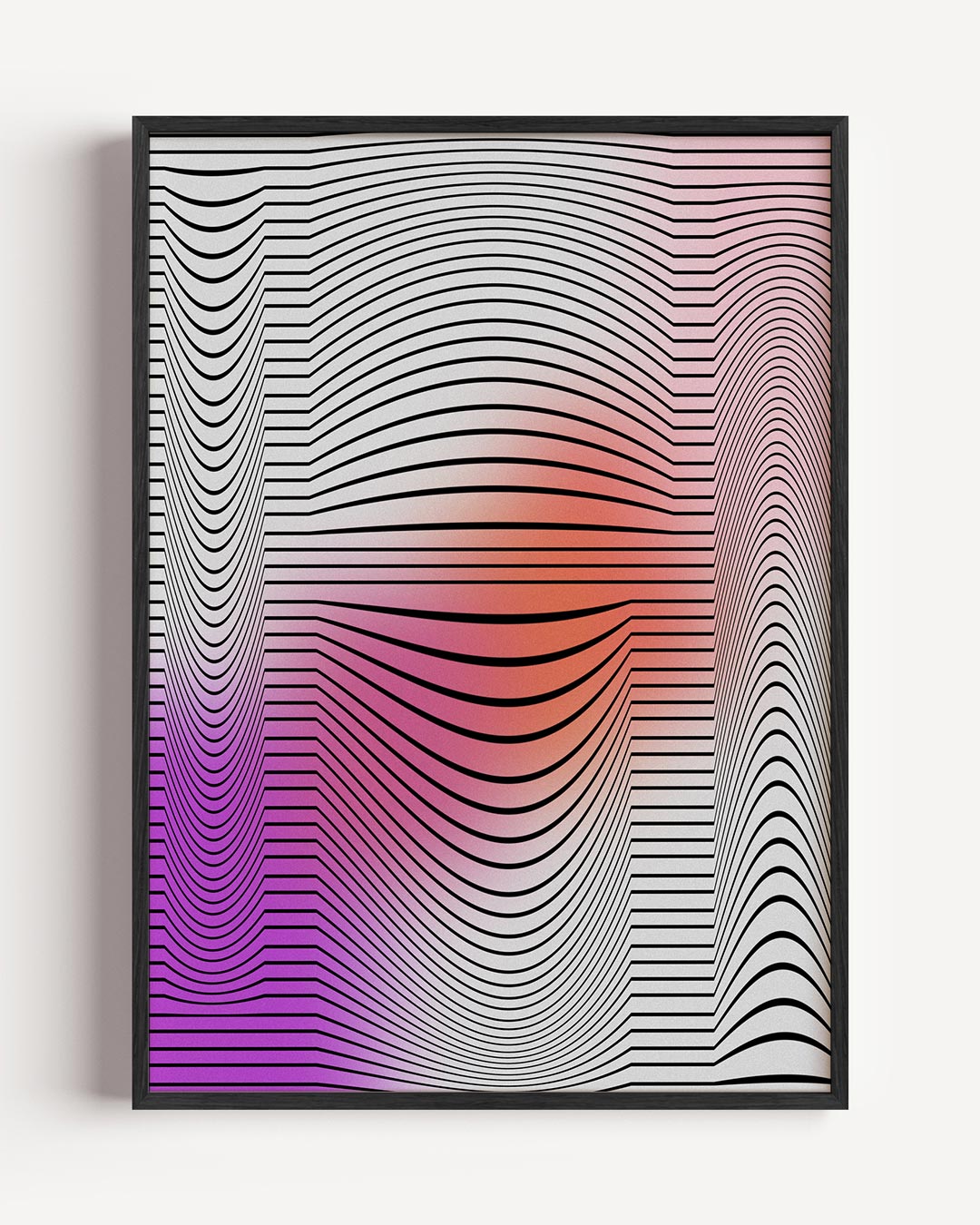 Moderne Golven Kunstposter-WallArtistic