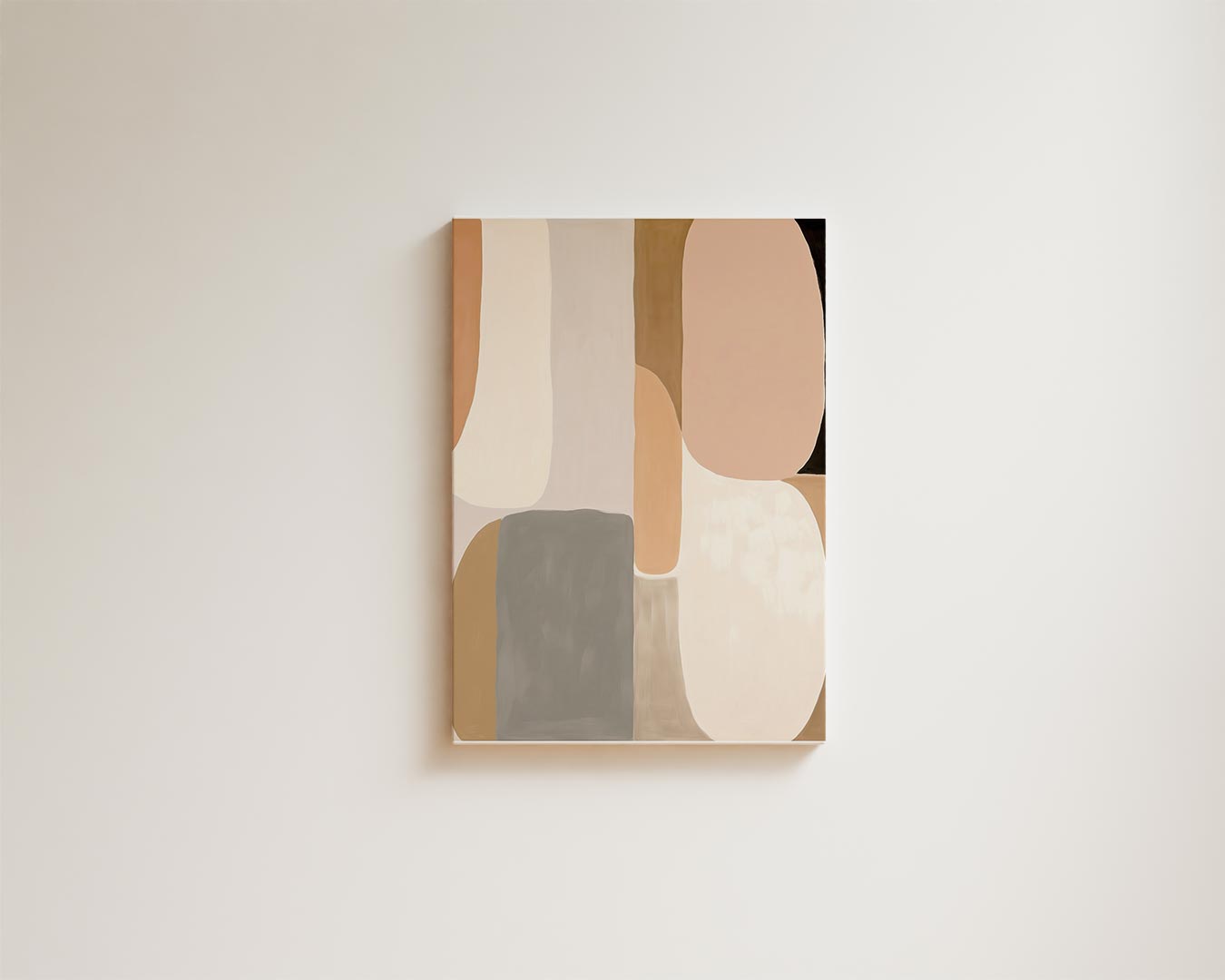 Aards Verlangen - Abstracte Harmonie in Kleur Kunstwerk-canvas-dibond-plexiglas-wanddecoratie-WallArtistic