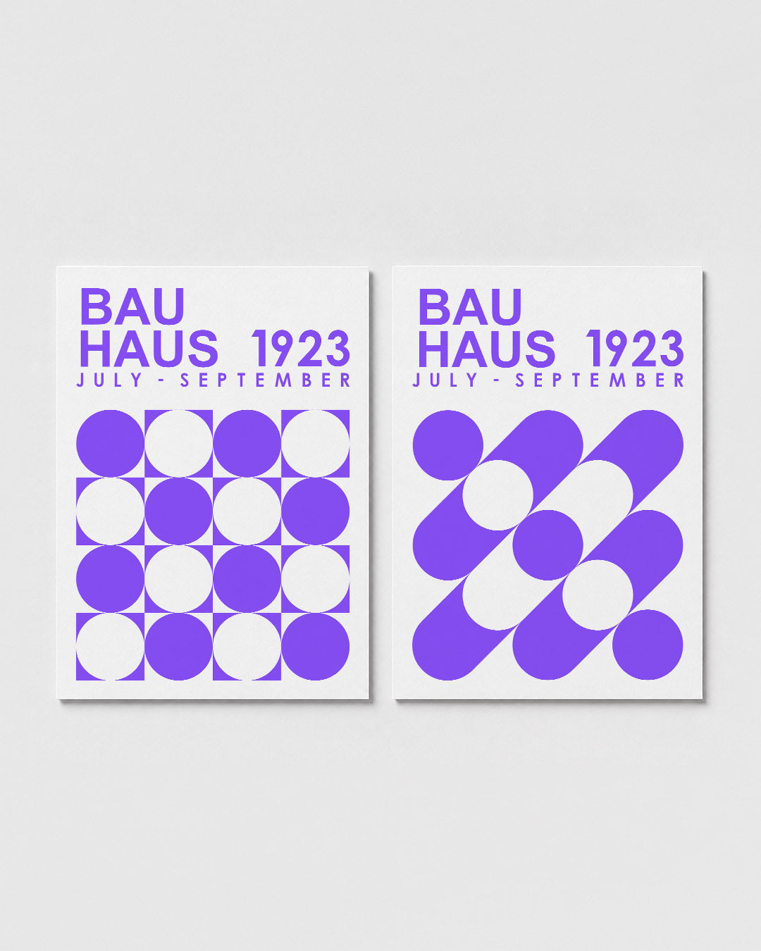 Cirkel en vierkant Posterset