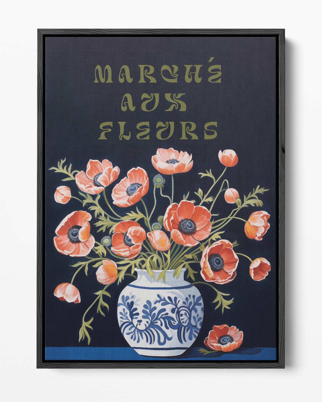 Marché aux Fleurs Schilderij Kunstwerk-canvas-dibond-plexiglas-wanddecoratie-WallArtistic