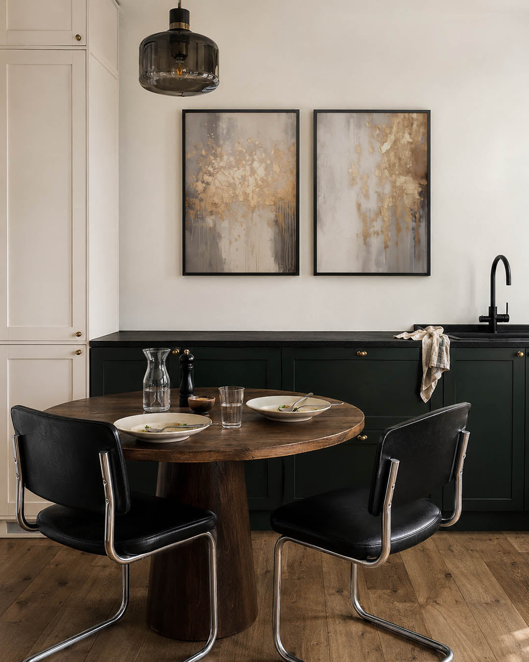 Gouden vervaging Posterset