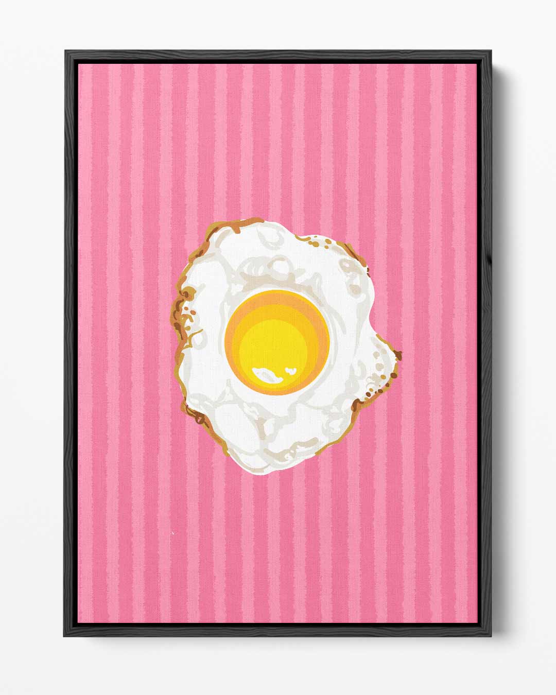 Knapperig Ei op Roze Kunstwerk-canvas-dibond-plexiglas-wanddecoratie-WallArtistic
