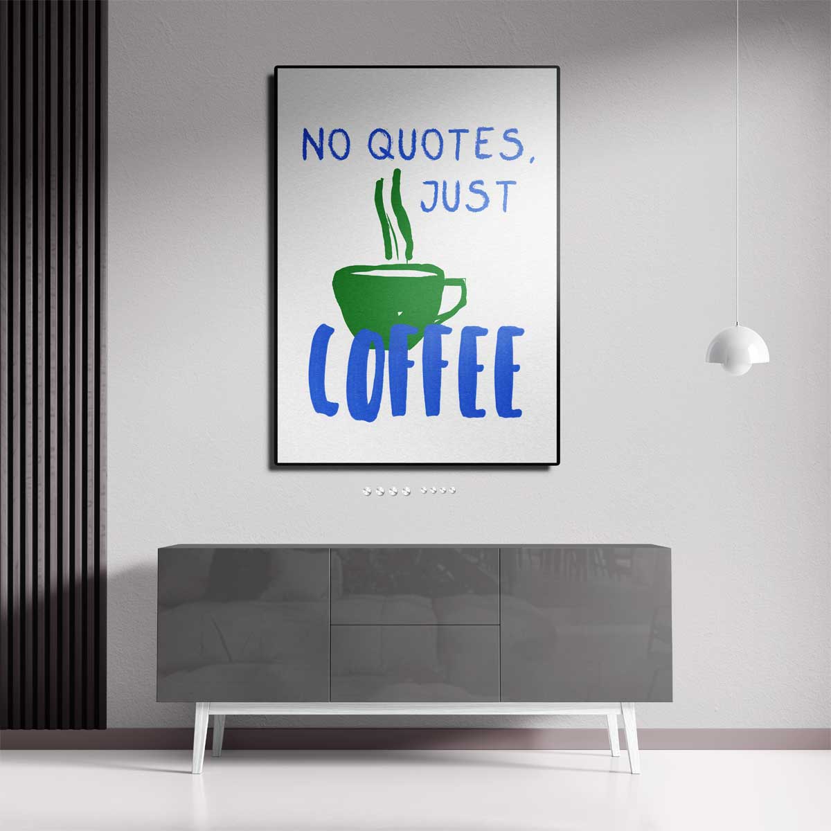 Koffie Uitsmijter Illustratie Kunstwerk-canvas-dibond-plexiglas-wanddecoratie-WallArtistic