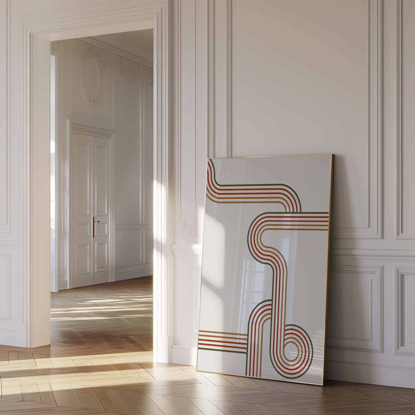 Retro Stripes Poster