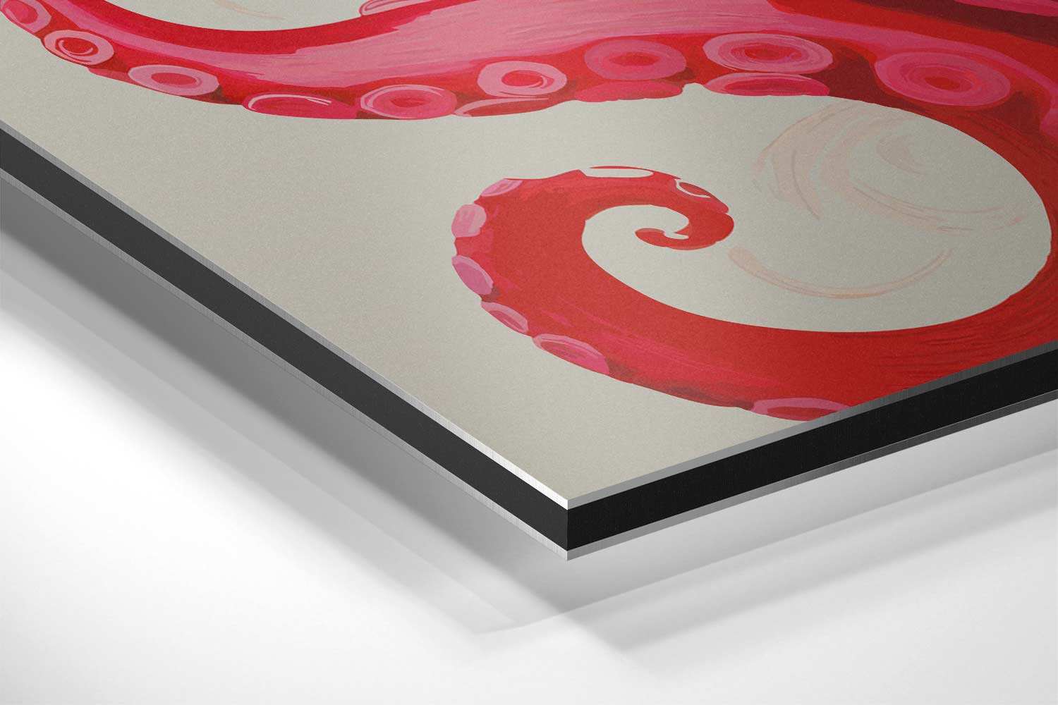 Dansende Tentakels Kunstwerk-canvas-dibond-plexiglas-wanddecoratie-WallArtistic