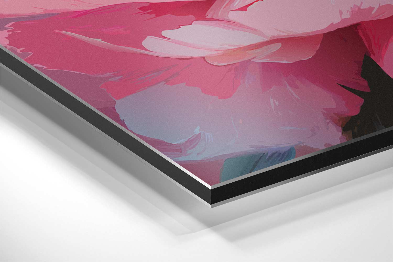 Bloeiende Peony Kunstwerk-canvas-dibond-plexiglas-wanddecoratie-WallArtistic