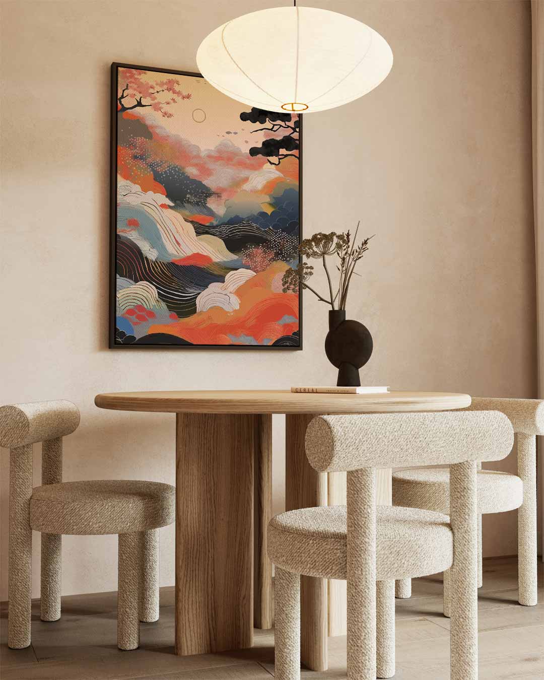 Kleurrijke Horizon Kunstwerk-canvas-dibond-plexiglas-wanddecoratie-WallArtistic