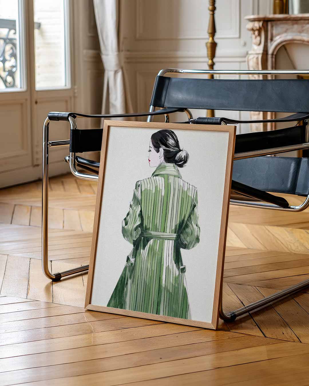Stijlvolle Mode Illustratie Poster