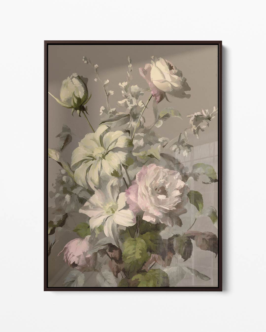 Bloemenpracht op Klassieke Manier Kunstwerk-canvas-dibond-plexiglas-wanddecoratie-WallArtistic