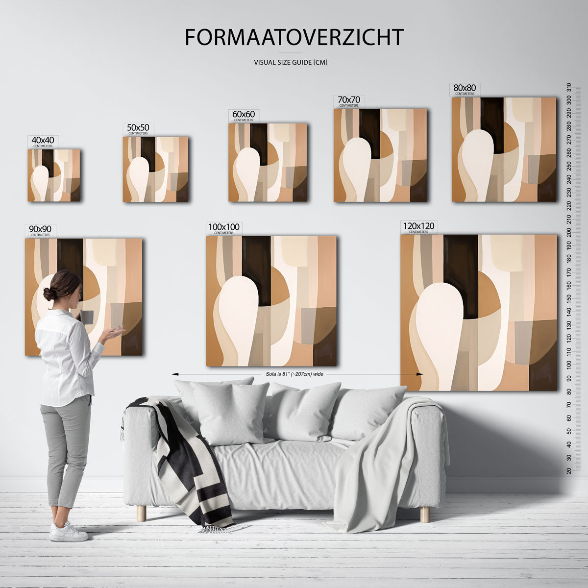 Abstracte vormen Poster